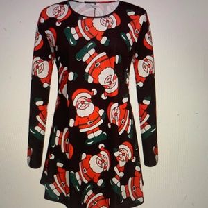 Meaneor Christmas Tunic Dress, S